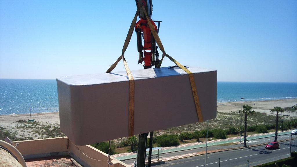 Depósito rectangular agua potable