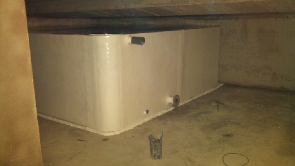 Depósito fabricado in situ