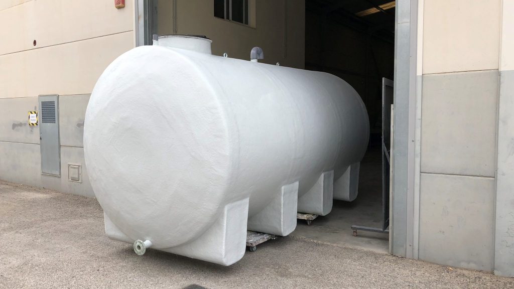 Depósito horizontal superficie