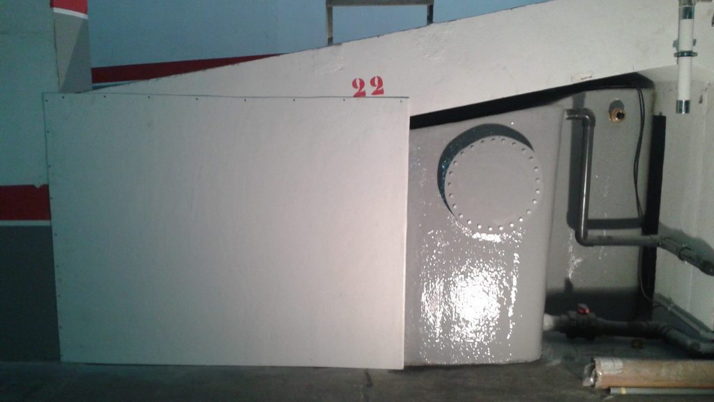 Depósito hueco rampa