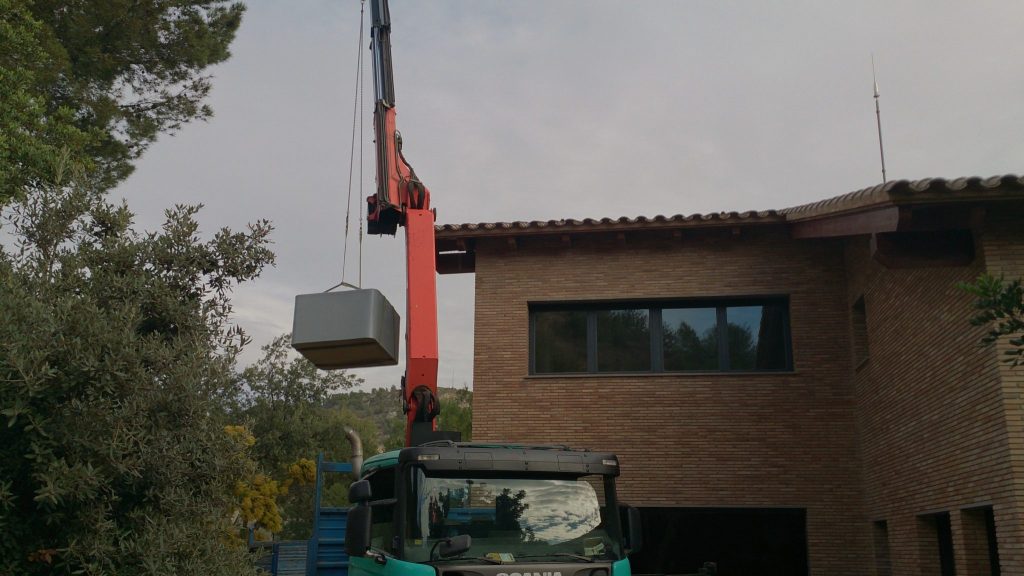 Depósito rectangular a medida agua