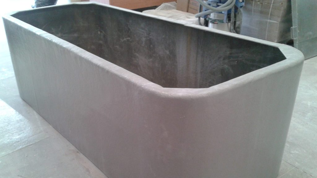 Depósito rectangular productos químicos