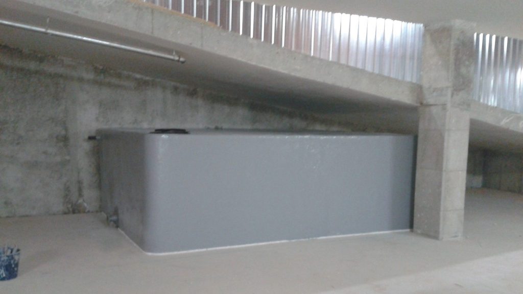 Depósito fabricado in situ