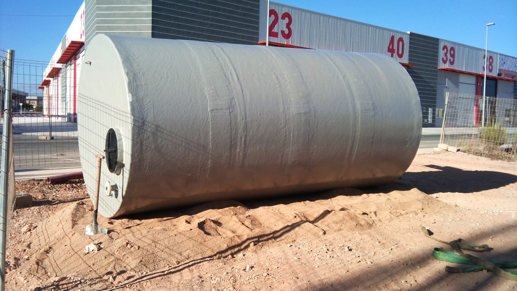 Depósito agua para enterrar